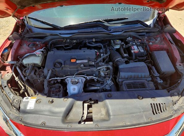 2HGFC2F70HH526798 2017 HONDA CIVIC Red Սալոնի հետևի տեսք