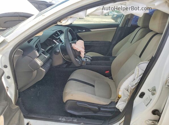 2HGFC2F70HH541995 2017 HONDA CIVIC White Вид салону спереду