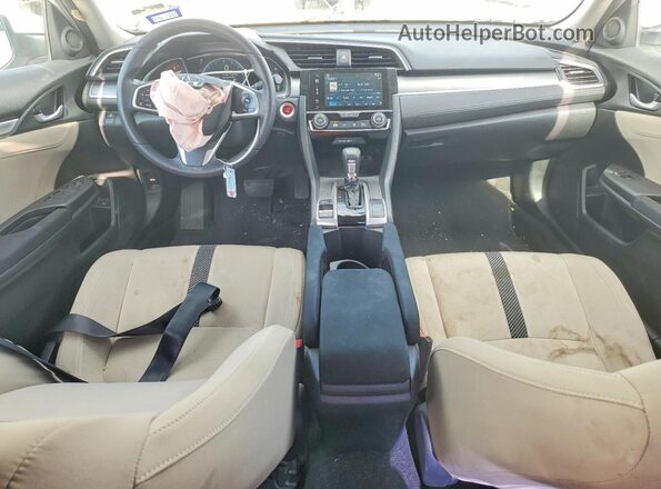 2HGFC2F70HH541995 2017 HONDA CIVIC White Вид панелі приладів