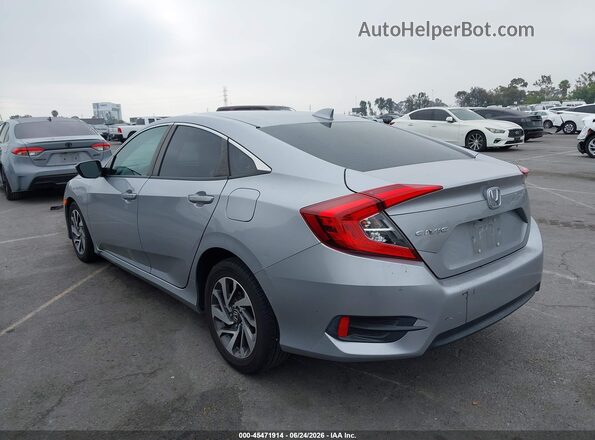 2HGFC2F70JH502605 2018 HONDA CIVIC Silver Tył lewy