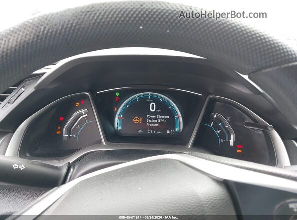 2HGFC2F70JH502605 2018 HONDA CIVIC Silver Widok tylnych siedzeń