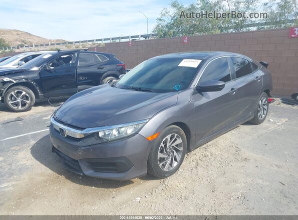 2HGFC2F70JH514186 2018 HONDA CIVIC Серый Передняя левая четверть