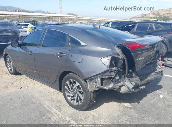 2HGFC2F70JH514186 2018 HONDA CIVIC Серый Задняя левая четверть