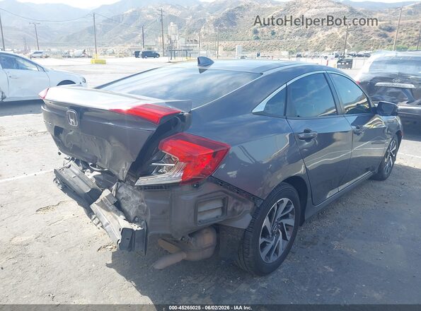 2HGFC2F70JH514186 2018 HONDA CIVIC Серый Задняя правая четверть