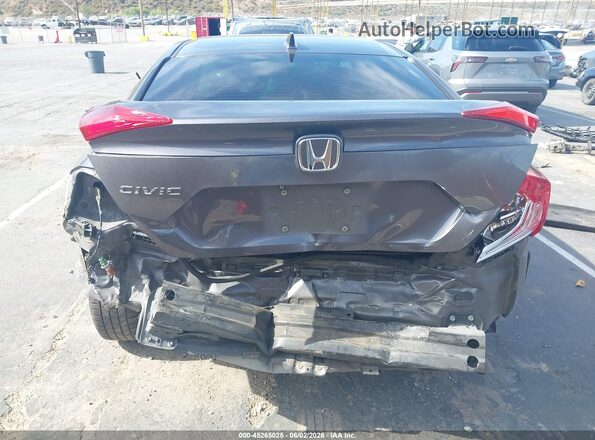 2HGFC2F70JH514186 2018 HONDA CIVIC Серый Вид спереди