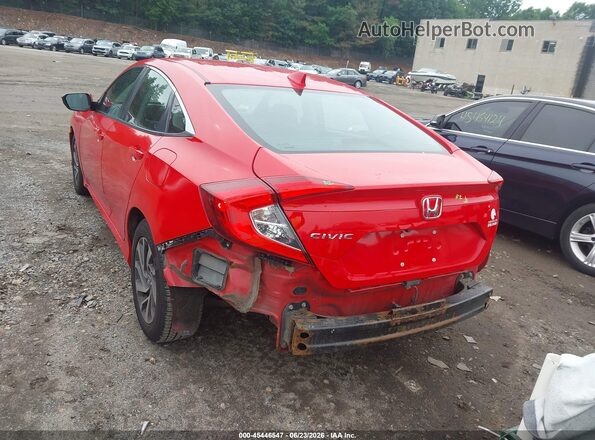 2HGFC2F70JH519341 2018 HONDA CIVIC Red Widok z przodu