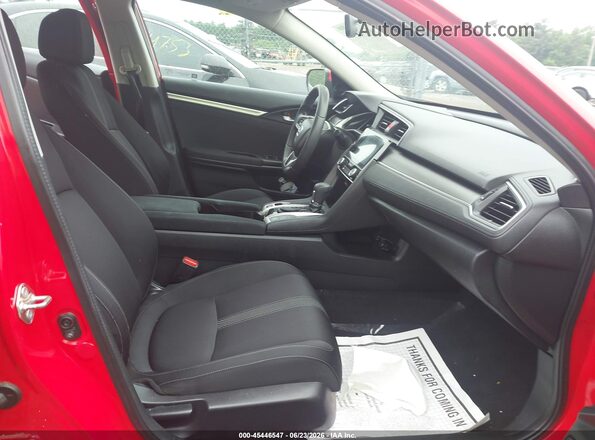 2HGFC2F70JH519341 2018 HONDA CIVIC Red Widok wnętrza z przodu
