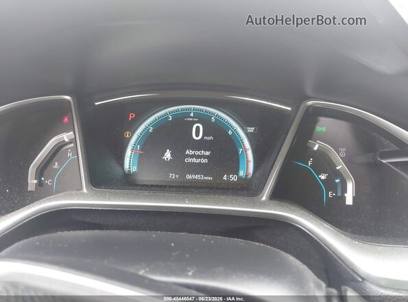 2HGFC2F70JH519341 2018 HONDA CIVIC Red Widok tylnych siedzeń