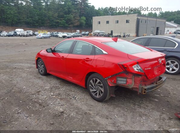 2HGFC2F70JH519341 2018 HONDA CIVIC Red Tył lewy
