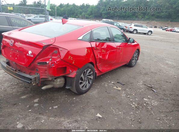 2HGFC2F70JH519341 2018 HONDA CIVIC Red Tył prawy