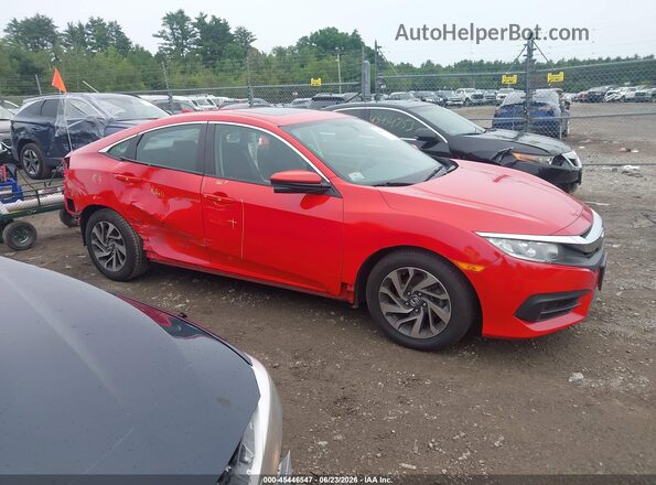 2HGFC2F70JH519341 2018 HONDA CIVIC Red Widok wnętrza 360 stopni