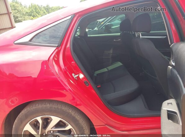 2HGFC2F70JH553893 2018 HONDA CIVIC Red VIN კოდის სტიკერის ხედი