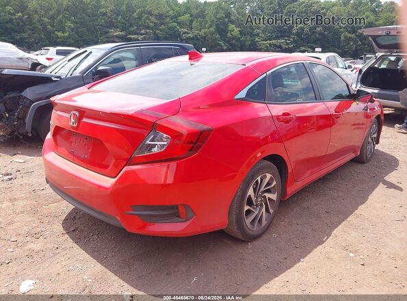 2HGFC2F70JH553893 2018 HONDA CIVIC Red უკანა მარჯვენა