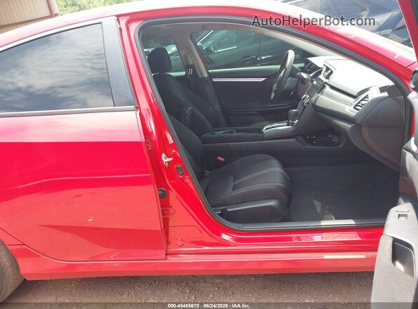 2HGFC2F70JH553893 2018 HONDA CIVIC Red წინა სალონის ხედი