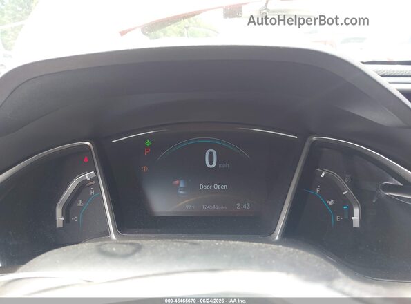 2HGFC2F70JH553893 2018 HONDA CIVIC Red უკანა სავარძლების ხედი