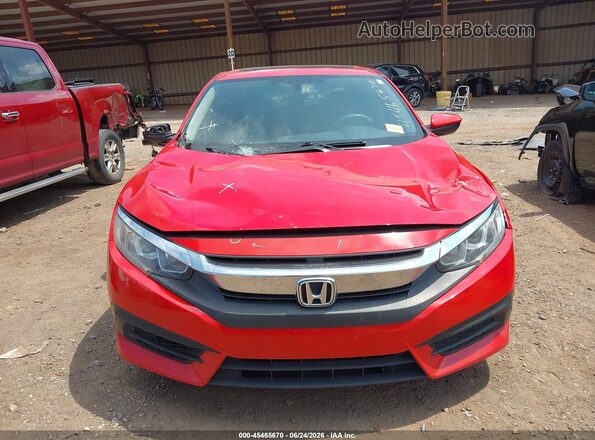 2HGFC2F70JH553893 2018 HONDA CIVIC Red ხელსაწყოთა პანელის ხედი