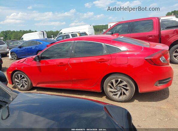 2HGFC2F70JH553893 2018 HONDA CIVIC Red სალონის 360-გრადუსიანი ხედი