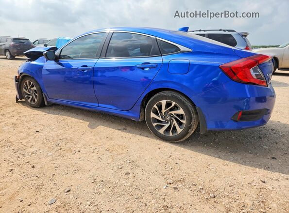 2HGFC2F70JH566269 2018 HONDA CIVIC Blue Rear left