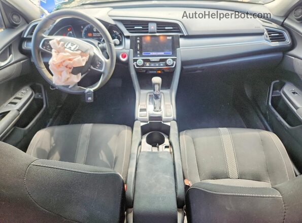 2HGFC2F70JH566269 2018 HONDA CIVIC Blue Dashboard view
