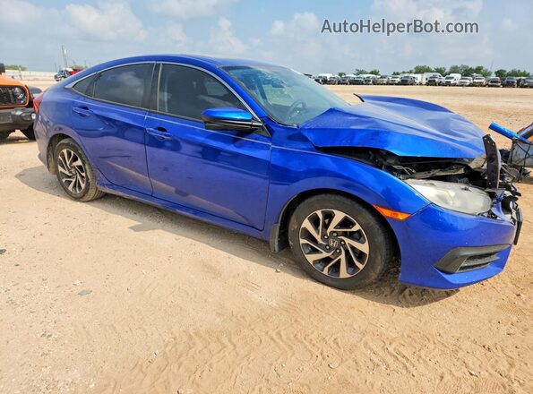 2HGFC2F70JH566269 2018 HONDA CIVIC Blue Front right