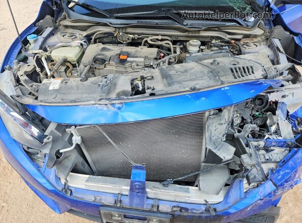 2HGFC2F70JH566269 2018 HONDA CIVIC Blue Rear interior view