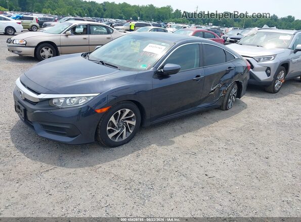 2HGFC2F70JH578809 2018 HONDA CIVIC Blue Передня ліва чверть