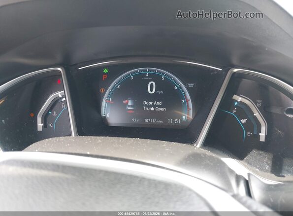 2HGFC2F70JH578809 2018 HONDA CIVIC Blue Вид задніх сидінь