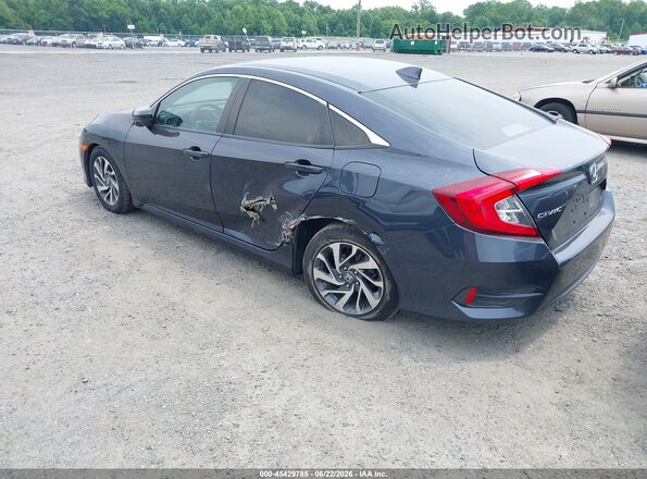 2HGFC2F70JH578809 2018 HONDA CIVIC Blue Задня ліва чверть