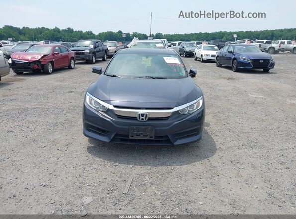 2HGFC2F70JH578809 2018 HONDA CIVIC Blue Вид щитка приладів