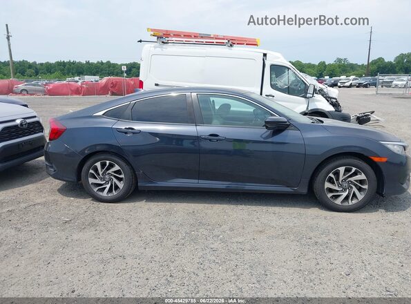 2HGFC2F70JH578809 2018 HONDA CIVIC Blue Вид задньої частини салону