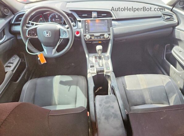 2HGFC2F70JH592144 2018 HONDA CIVIC Красный Вид панели приборов