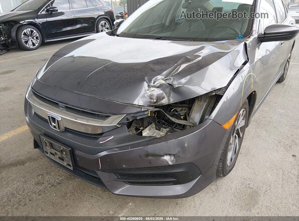 2HGFC2F70JH608875 2018 HONDA CIVIC Серый Вид спереди