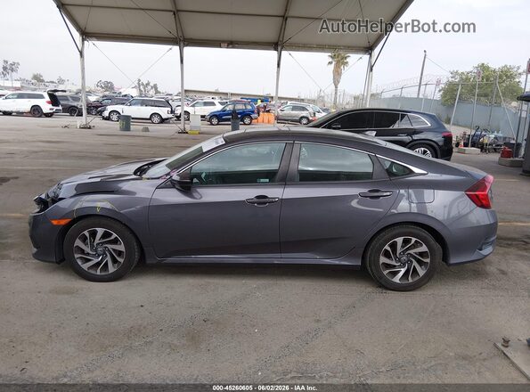 2HGFC2F70JH608875 2018 HONDA CIVIC Серый Панорамный вид салона 360°