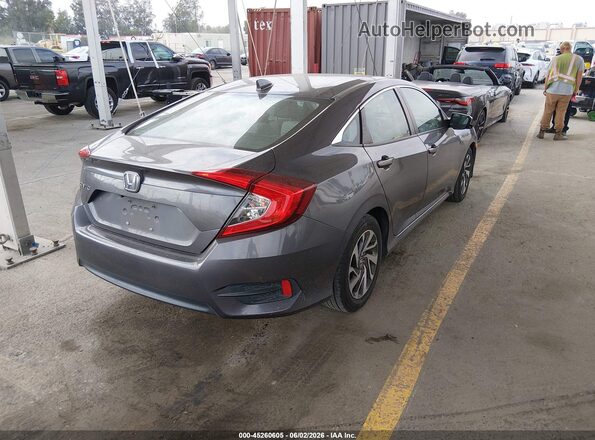 2HGFC2F70JH608875 2018 HONDA CIVIC Серый Задняя правая четверть