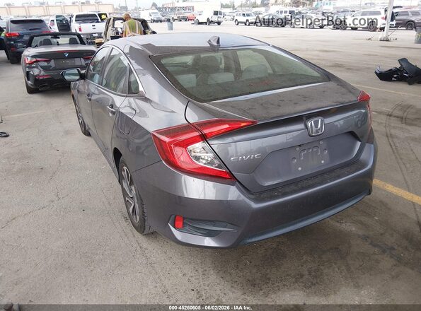 2HGFC2F70JH608875 2018 HONDA CIVIC Серый Задняя левая четверть