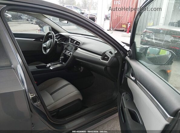 2HGFC2F70JH608875 2018 HONDA CIVIC Серый Вид салона спереди