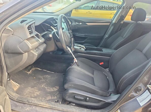 2HGFC2F70KH040676 2019 HONDA CIVIC Gray Widok wnętrza z przodu