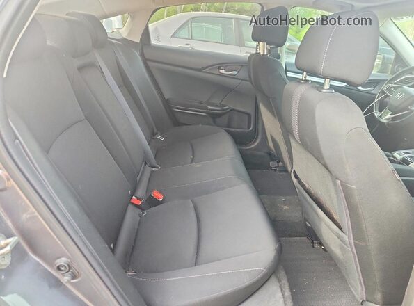2HGFC2F70KH040676 2019 HONDA CIVIC Gray Widok tylnych siedzeń