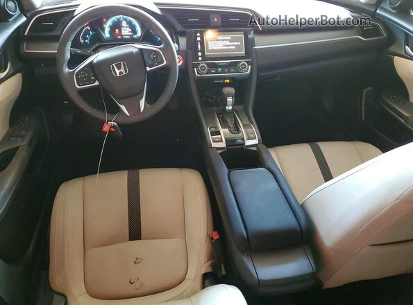 2HGFC2F71GH505750 2016 HONDA CIVIC Black Widok deski rozdzielczej