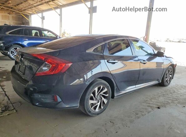 2HGFC2F71GH505750 2016 HONDA CIVIC Black Tył prawy