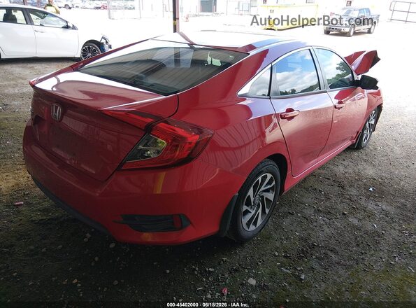 2HGFC2F71GH552051 2016 HONDA CIVIC Red Rear right