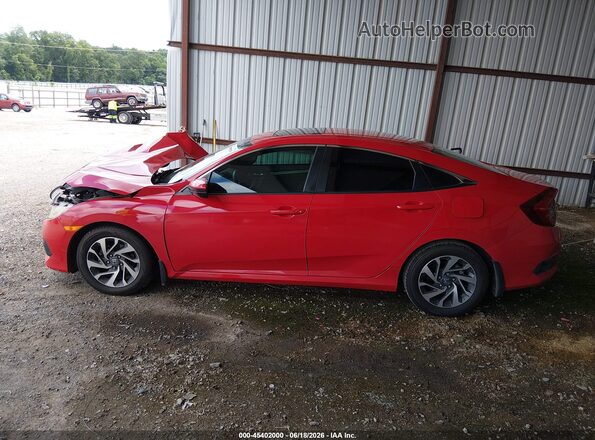 2HGFC2F71GH552051 2016 HONDA CIVIC Red Rear interior view
