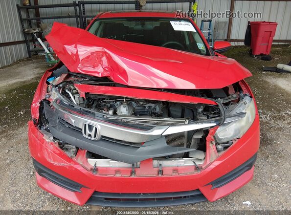 2HGFC2F71GH552051 2016 HONDA CIVIC Red Dashboard view