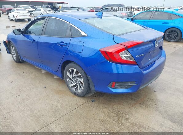 2HGFC2F71HH537275 2017 HONDA CIVIC Blue Հետևի ձախ