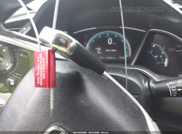 2HGFC2F71HH537275 2017 HONDA CIVIC Blue Առջևի վահանակի տեսք