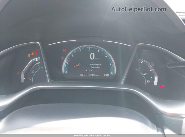 2HGFC2F71HH550365 2017 HONDA CIVIC Gray Вид задніх сидінь