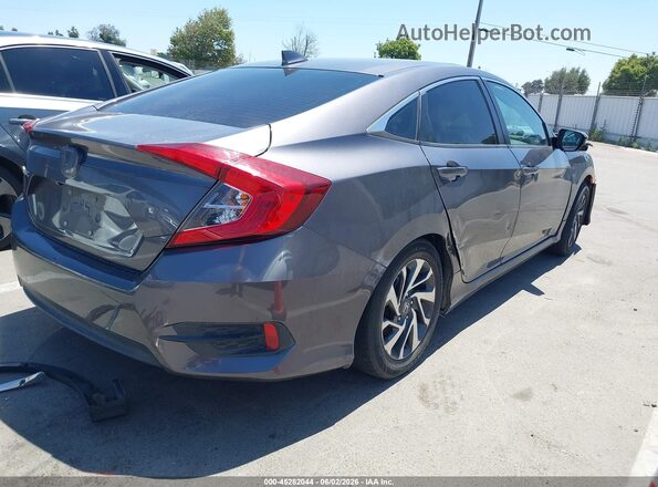 2HGFC2F71HH550365 2017 HONDA CIVIC Gray Задня права чверть