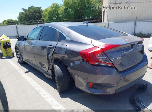 2HGFC2F71HH550365 2017 HONDA CIVIC Gray Задня ліва чверть