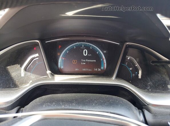 2HGFC2F71JH513628 2018 HONDA CIVIC Charcoal Սարքավորումների վահանակի տեսք