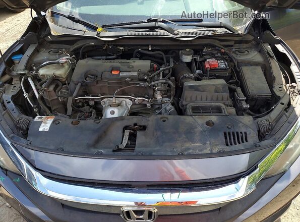 2HGFC2F71JH513628 2018 HONDA CIVIC Charcoal Սալոնի հետևի տեսք